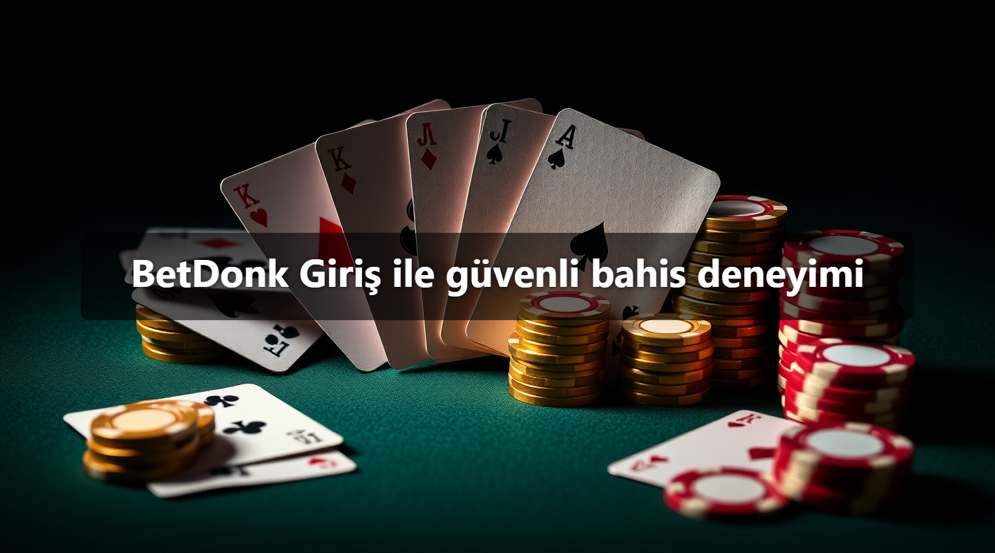 BetDonk Giriş ile güvenli bahis deneyimi